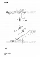 BEQUILLE pour Suzuki GLADIUS 650 2009