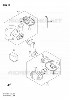 CLIGNOTANTS pour Suzuki GLADIUS 650 2009