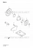 POMPE A HUILE pour Suzuki GLADIUS 650 2009