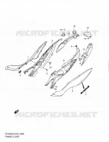 CARENAGES ARRIERE (MODEL L0) pour Suzuki GLADIUS 650 2010