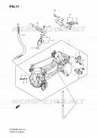 CORPS DE PAPILLON pour Suzuki GLADIUS 650 2010