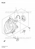 PHARE pour Suzuki GLADIUS 650 2010