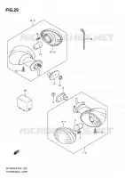 CLIGNOTANTS pour Suzuki GLADIUS 650 2010