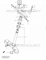 COLONNE DE DIRECTION pour Suzuki GLADIUS 650 2010