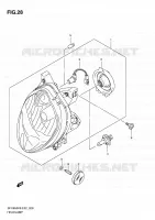 PHARE pour Suzuki GLADIUS 650 2010