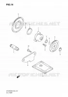 POMPE A HUILE pour Suzuki GLADIUS 650 2010