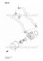 RADIATEUR D'HUILE pour Suzuki GLADIUS 650 2010