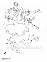 RESERVOIR D'ESSENCE (MODEL L0) pour Suzuki GLADIUS 650 2010