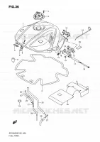 RESERVOIR D'ESSENCE (MODEL K9) pour Suzuki GLADIUS 650 2009