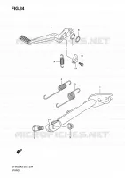 BEQUILLE pour Suzuki GLADIUS 650 2009