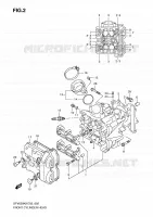 CULASSE AVANT pour Suzuki GLADIUS 650 2009