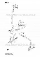 DURITE DE FREIN AVANT (SFV650K9/UK9/L0/UL0) pour Suzuki GLADIUS 650 2009