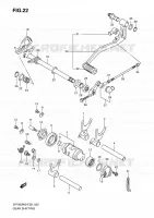 ENSEMBLE SELECTEUR DE VITESSES pour Suzuki GLADIUS 650 2009