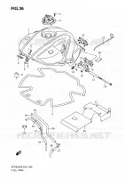 RESERVOIR D'ESSENCE (MODEL K9) pour Suzuki GLADIUS 650 2009
