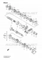 TRANSMISSION pour Suzuki GLADIUS 650 2009