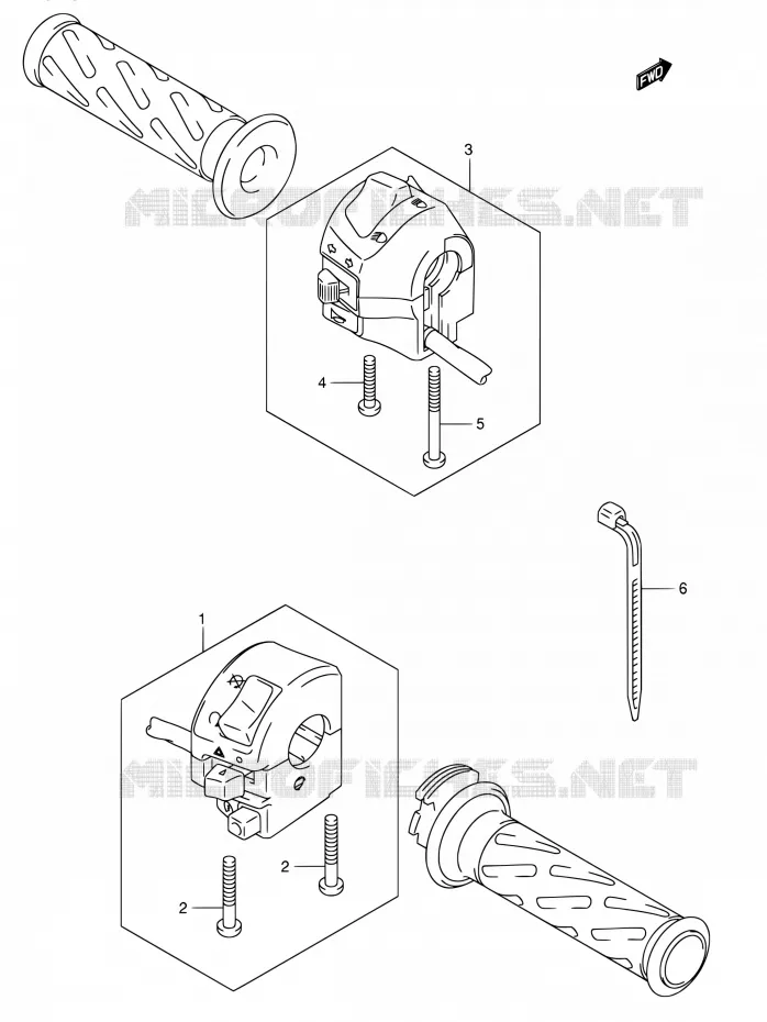 COMMODOS (SV1000S/S1/S2) Suzuki MOTO 1000 SV 2005  SV1000S2ZK5