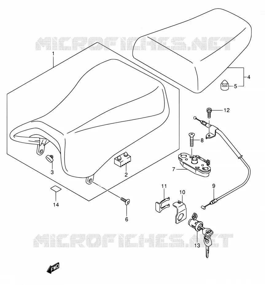 SELLE (VOIR NOTE) Suzuki MOTO 1000 SV 2005  SV1000S2ZK5