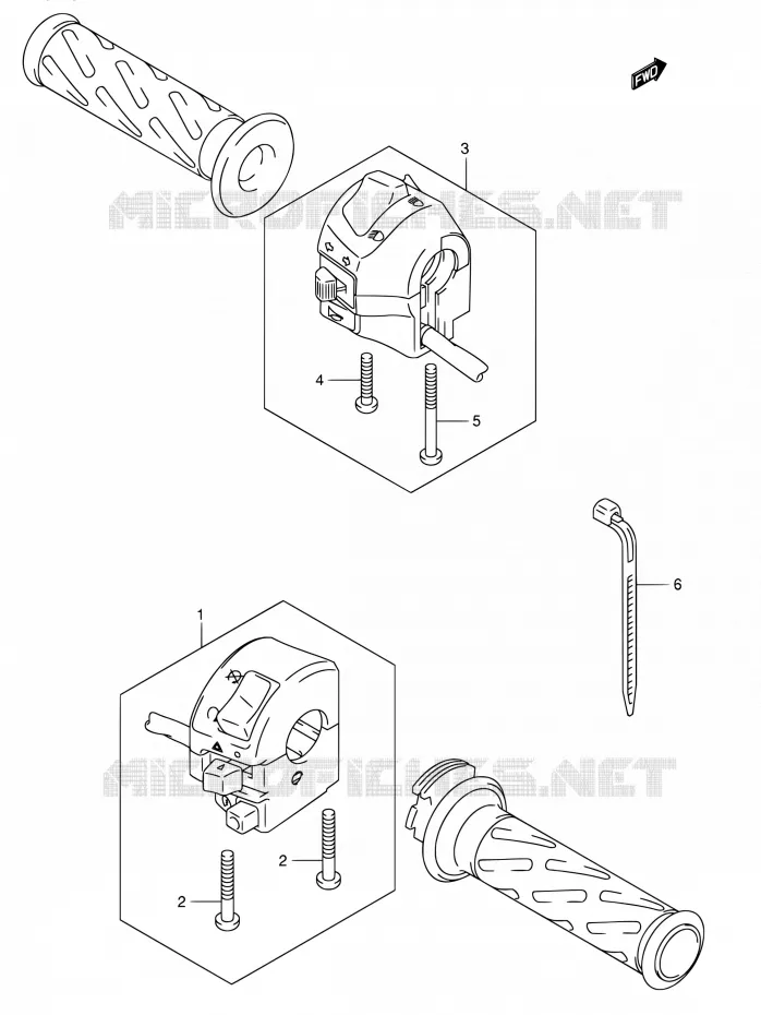 COMMODOS (SV1000S/S1/S2) Suzuki MOTO 1000 SV 2005  SV1000SZK5