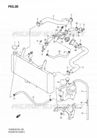 DURITE DE RADIATEUR pour Suzuki SV 650 2009