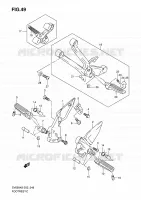 REPOSE PIED pour Suzuki SV 650 2009