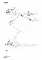 SYSTEME RECYCLAGE GAZ ECHAPPEMENT pour Suzuki SV 650 2009