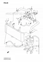 DURITE DE RADIATEUR pour Suzuki SV 650 2009