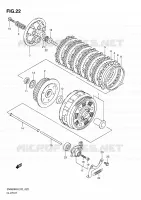 EMBRAYAGE pour Suzuki SV 650 2009