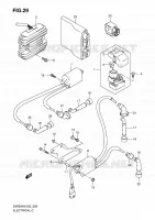 PARTIE ELECTRIQUE pour Suzuki SV 650 2009