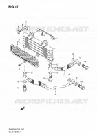 RADIATEUR D'HUILE pour Suzuki SV 650 2009