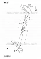 TE DE FOURCHE (VOIR NOTE) pour Suzuki SV 650 2009