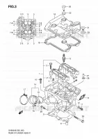 CULASSE ARRIERE pour Suzuki SV 650 2009
