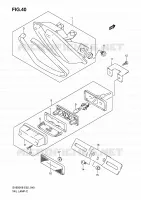ENSEMBLE FEU ARRIERE pour Suzuki SV 650 2009