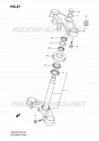 TE DE FOURCHE (VOIR NOTE) pour Suzuki SV 650 2009