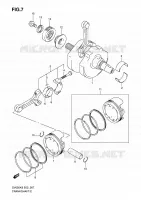 VILEBREQUIN pour Suzuki SV 650 2009