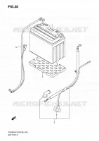 BATTERIE (SV650A/SV650SA) pour Suzuki SV-S 650 2010