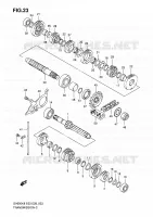 TRANSMISSION pour Suzuki SV-S 650 2010