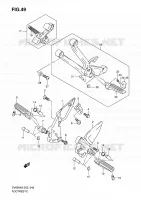 REPOSE PIED pour Suzuki SV 650 2010