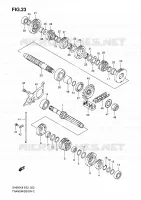 TRANSMISSION pour Suzuki SV 650 2010