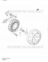 ALLUMAGE ROTOR   STATOR pour Suzuki SV 650 2011