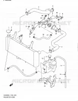 DURITE DE RADIATEUR pour Suzuki SV 650 2011