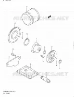 POMPE A HUILE pour Suzuki SV 650 2011
