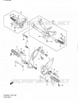 REPOSE PIED pour Suzuki SV 650 2011