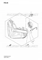 PHARE (VOIR NOTE) pour Suzuki SV 650 2010