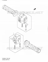 COMMODOS pour Suzuki SV 650 2011