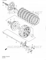 EMBRAYAGE pour Suzuki SV 650 2011