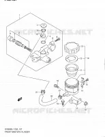 MAITRE CYLINDRE AVANT (SV650SL1 E24) pour Suzuki SV 650 2011