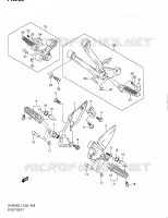REPOSE PIED pour Suzuki SV 650 2011
