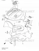 RESERVOIR D'ESSENCE (SV650SL1 E24) pour Suzuki SV 650 2011