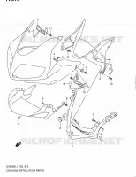 SUPPORTS / FIXATIONS CARENAGES pour Suzuki SV 650 2011
