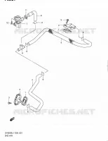 SYSTEME RECYCLAGE GAZ ECHAPPEMENT pour Suzuki SV 650 2011